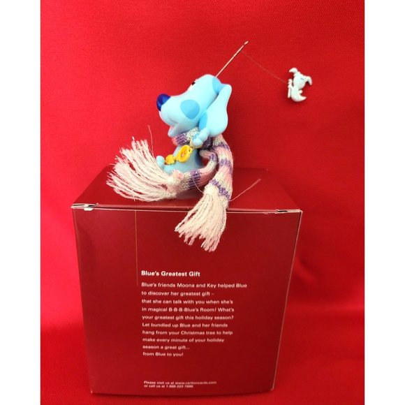 Carlton Cards Heirloom Blue's Greatest Gift Christmas Ornament 2004 - Picture 2 of 11